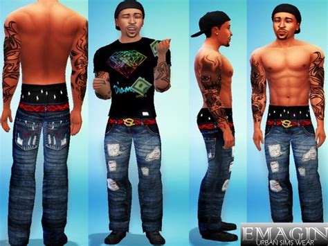 Sims 4 Saggy Pants Sims 4 Men Clothing Sims 4 Clothing Baggy