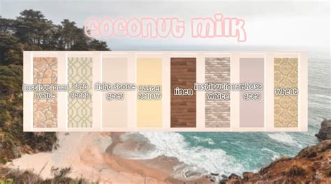 Bloxburg Wall Color Ideas Aesthetic