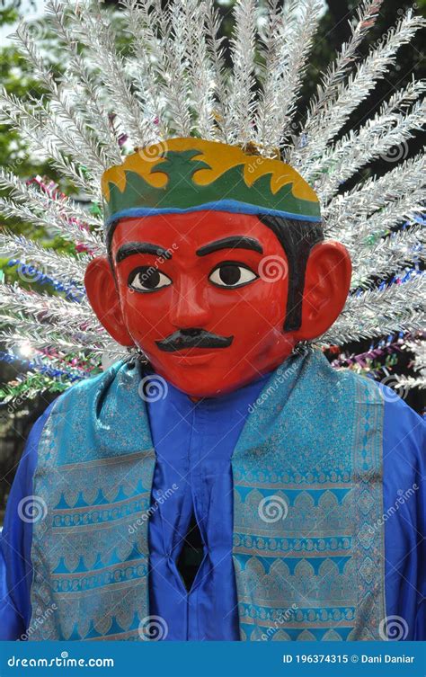 Ondel Ondel The Traditional Puppet From Jakarta Editorial Image Image