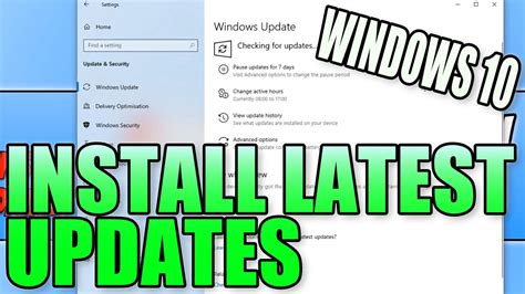How To Check For Updates And Install The Latest Updates In Windows 10 Pc