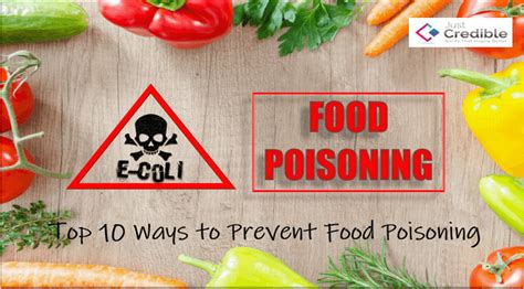 Top 10 Ways To Prevent Food Poisoning Just Credible