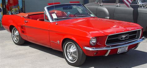 1967 Ford Mustang Convertible Red