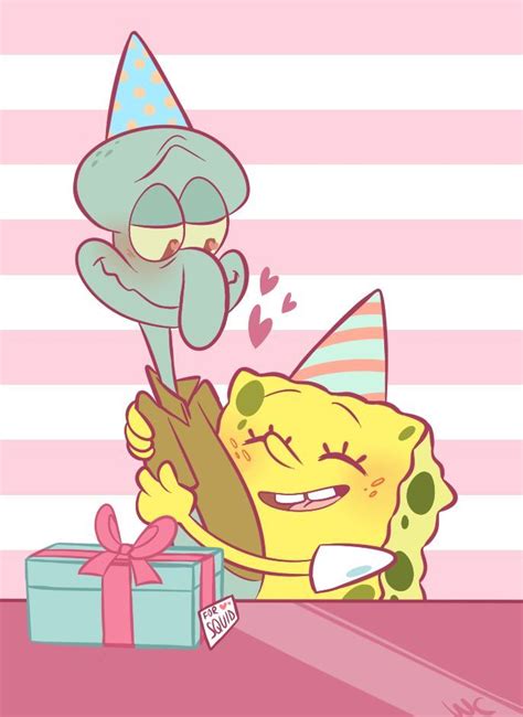 Happy Birthday Squidward By Waackery On Deviantart Spongebob Cartoon