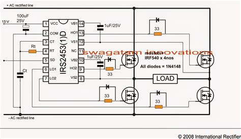 H Bridge Inverter Circuit Using Ic Irs24531d