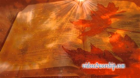 Autumn Bible Worship Motion Background Youtube