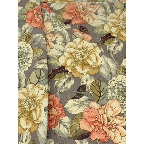 Waverly Inspirations 100 Cotton Duck 45 Width Garden Cocoa Color