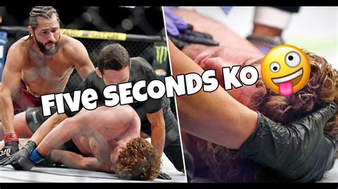 Jorge Masvidal Fastest Knockout Record In Ufc History Youtube