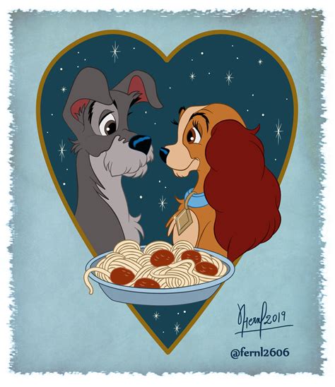 Love Couples Lady And Tramp By Fernl On Deviantart