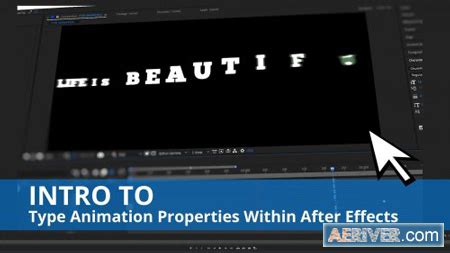 Adobe after effect animation templates. Intro To Type Animation Properties Within After Effects