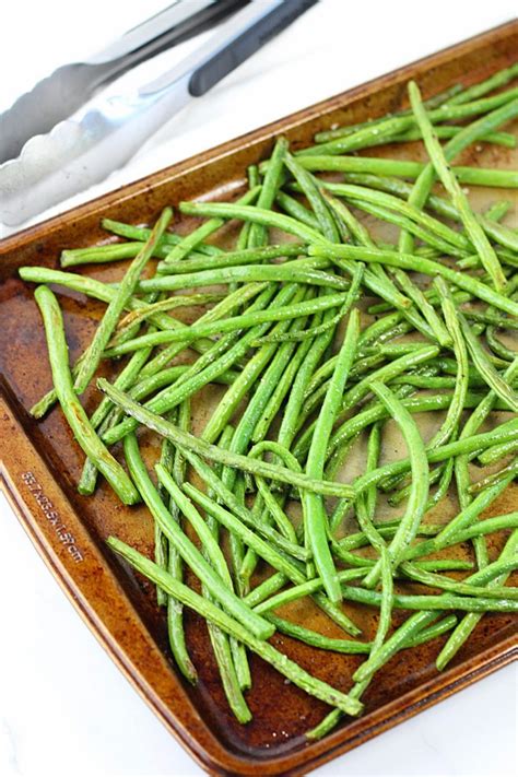 Oven Roasted Green Beans Now Cook This