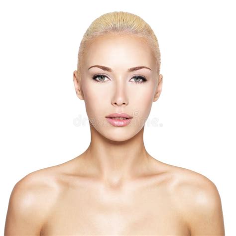 Portrait Of The Beautiful Blond Woman Stock Image Image Of Portrait