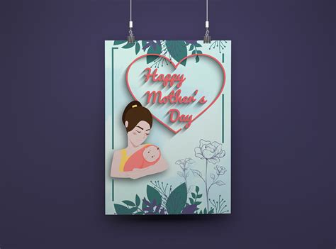 Free Download Mothers Day Poster On Behance