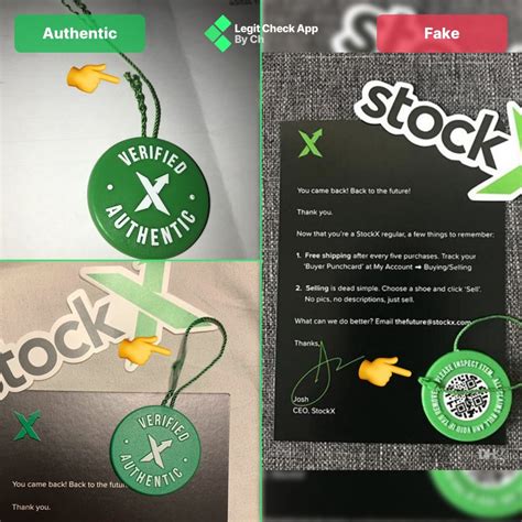 We need to point out here that stockx is not completely constant in the. StockX Tag Real Vs Fake Legit Check Guide - Legit Check App