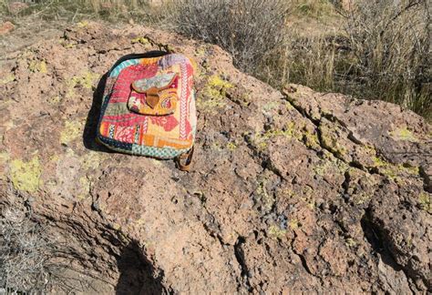 Desert Rock Colors Colorful Backpack Stock Image Image Of Agaric