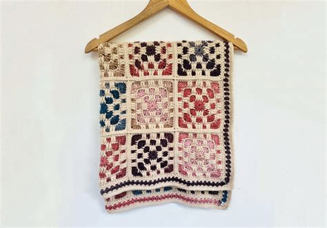 Crochet Checkerboard Granny Square Blanket Crochet For You