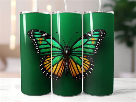 Monarch Butterfly Sublimation Designs For Oz Skinny Etsy