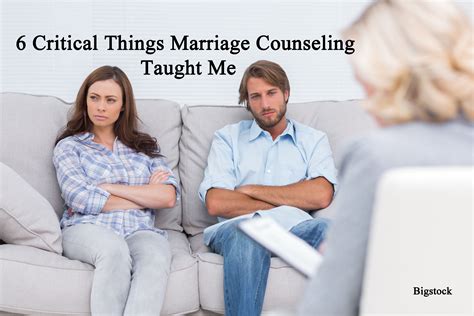 6 Critical Things Marriage Counseling Taught Me Huffpost