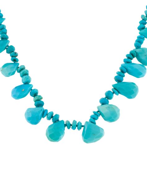 Necklace 14k Turquoise Bead Necklace Necklaces Neckl77459 The