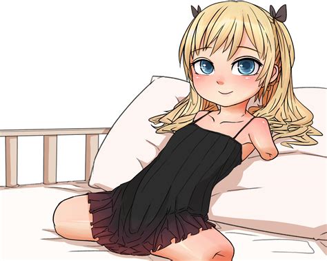 Artist Request Tagme Girl Amputee Blonde Hair Blush Limbless Lingerie Loli Looking At