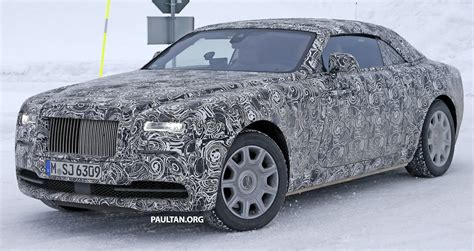 Spied Rolls Royce Wraith Drophead Coupe Testing