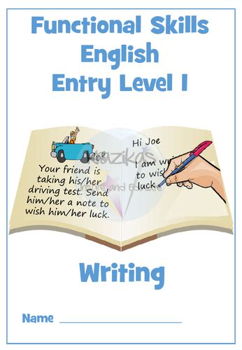 English Functional Skills Entry Level 1 Writing Workbook Teaching