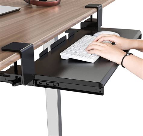 Jp Clamp On Keyboard Tray Under Desk Storage Ergonomic