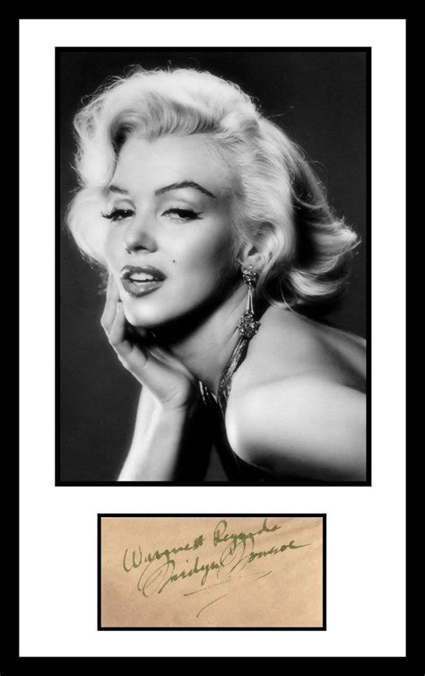Aacs Autographs Marilyn Monroe D 1962 Autographed Vintage Signature