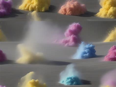 Premium Ai Image Vibrant Color Burst Colorful Powder Explosion
