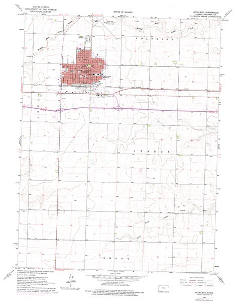 Goodland Ks Topographic Map Topoquest