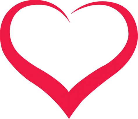 Red Outline Heart Png Image Purepng Free Transparent Cc Png Image