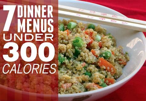 1300 calorie diet menu plan is a perfect way for you to lose weight. 7 Dinner Menus Under 300 Calories