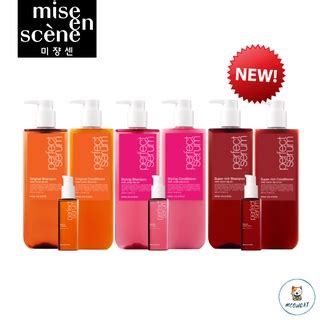 Sg Mise En Scene Perfect Serum Bundle Shampoo Conditioner Serum Original Styling
