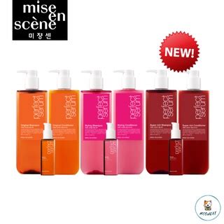 SG Mise En Scene Perfect Serum Bundle Shampoo Conditioner Serum Original Styling