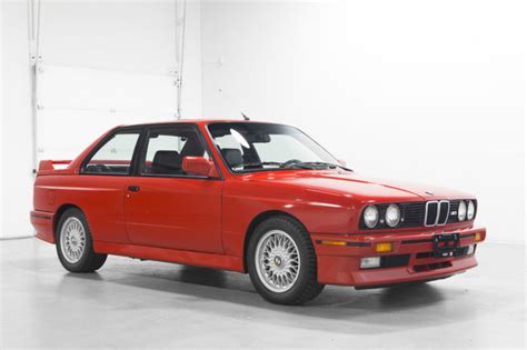 1990 Bmw E30 M3 Red Mint For Sale In Woodbridge Ontario Canada For