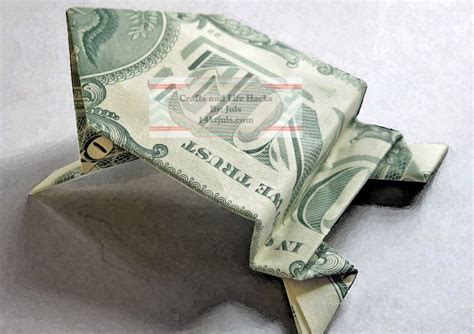 Dollar Bill Origami Jumping Frog Free Tutorial Dollarbillorigami