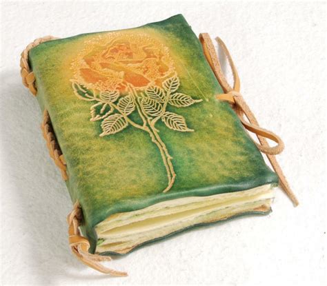 A Green Rose Journal By Gildbookbinders On Deviantart