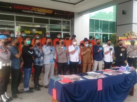Polresta Tangerang Melakukan Pengungkapan Kasus Tindak Pidana Curanmor