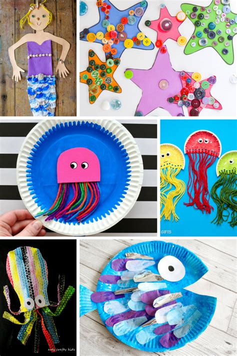 Would your preschool kids love an under the sea theme dramatic play center? Under the Sea Crafts for Kids - Arty Crafty Kids