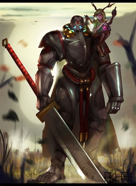 Warforged Monk And A Shoulder Buddy By 4kh4 Concept Art Characters