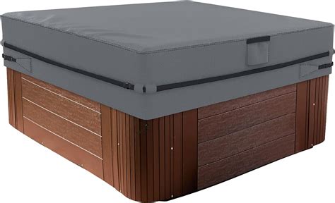 Akefit Square Hot Tub Cover Heavy Duty 600d Oxford Spa Covers For Hot Tub Uv