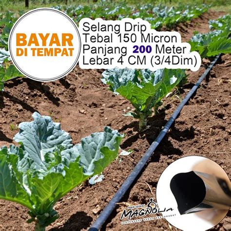 Jual Selang Drip Drib Cm Plastik Irigasi Tetes Tebal Kuat