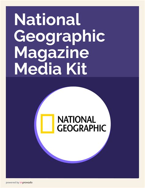 National Geographic Magazine Media Kit