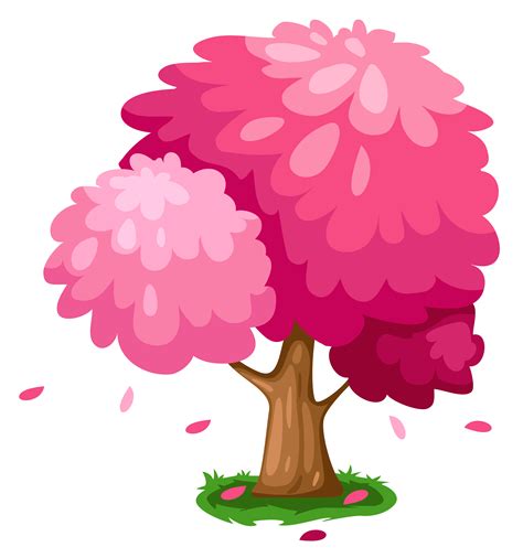 Cartoon Cherry Blossom Tree Clipart Best