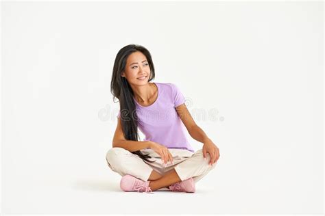 129 Asian Woman Legs Crossed Camera Stock Photos Free And Royalty Free