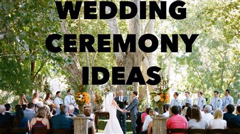 Creative Wedding Ceremony Ideas Video Youtube