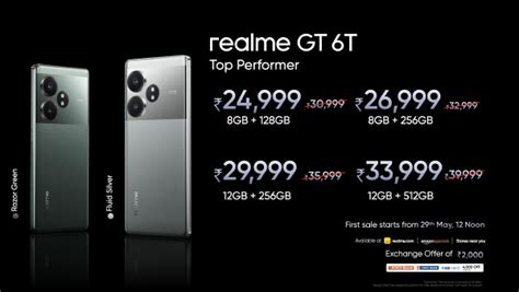 Realme Gt T Goes On Sale In India Today Via Amazon Check Price