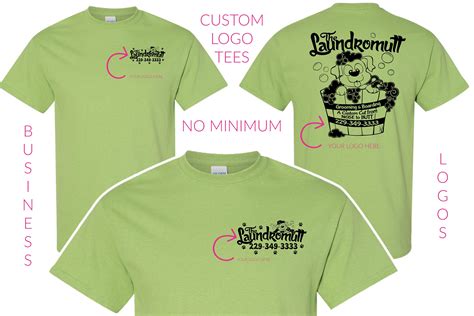 Custom Business Logo Shirts Custom Tee Personalized Logo Etsy