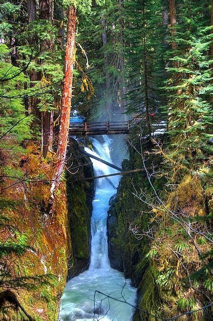 Sol Duc Falls Olympic National Park Washington State Of Gladys