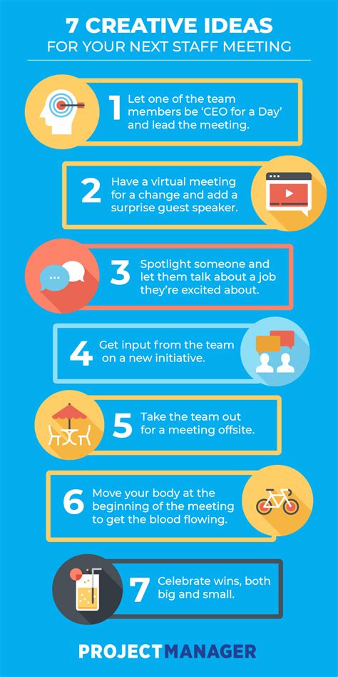 staff meeting ideas 7 creative tactics that your team will love