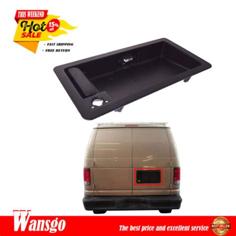 Tag Bracket For Ford Van E150 E250 E350 Rear Cargo Door Handle License